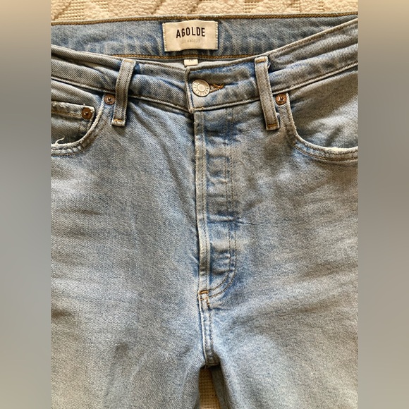 Agolde Sky Blue Jeans - Picture 4 of 6